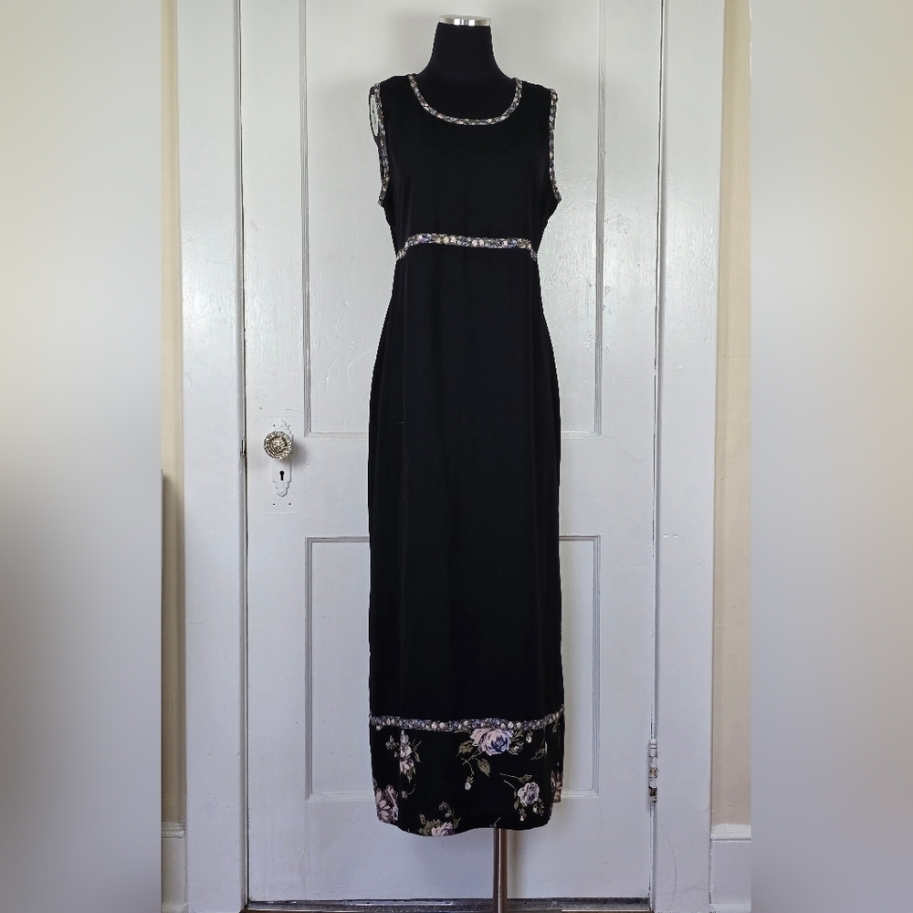 AGB Black Maxi Dress Size M
